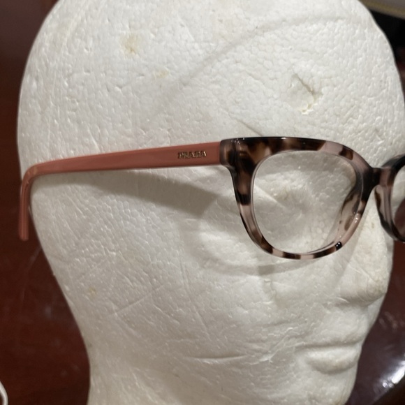 PRADA eye 👁️ glasses 👓 brown pink made in Italy VPR 13 V 51 17 ROJ 101 140 - Picture 4 of 16